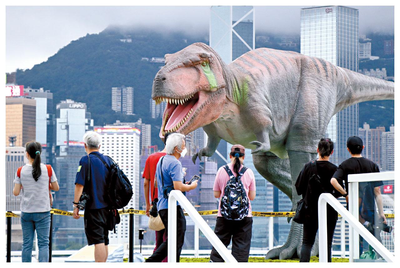 巨型恐龍驚現香港