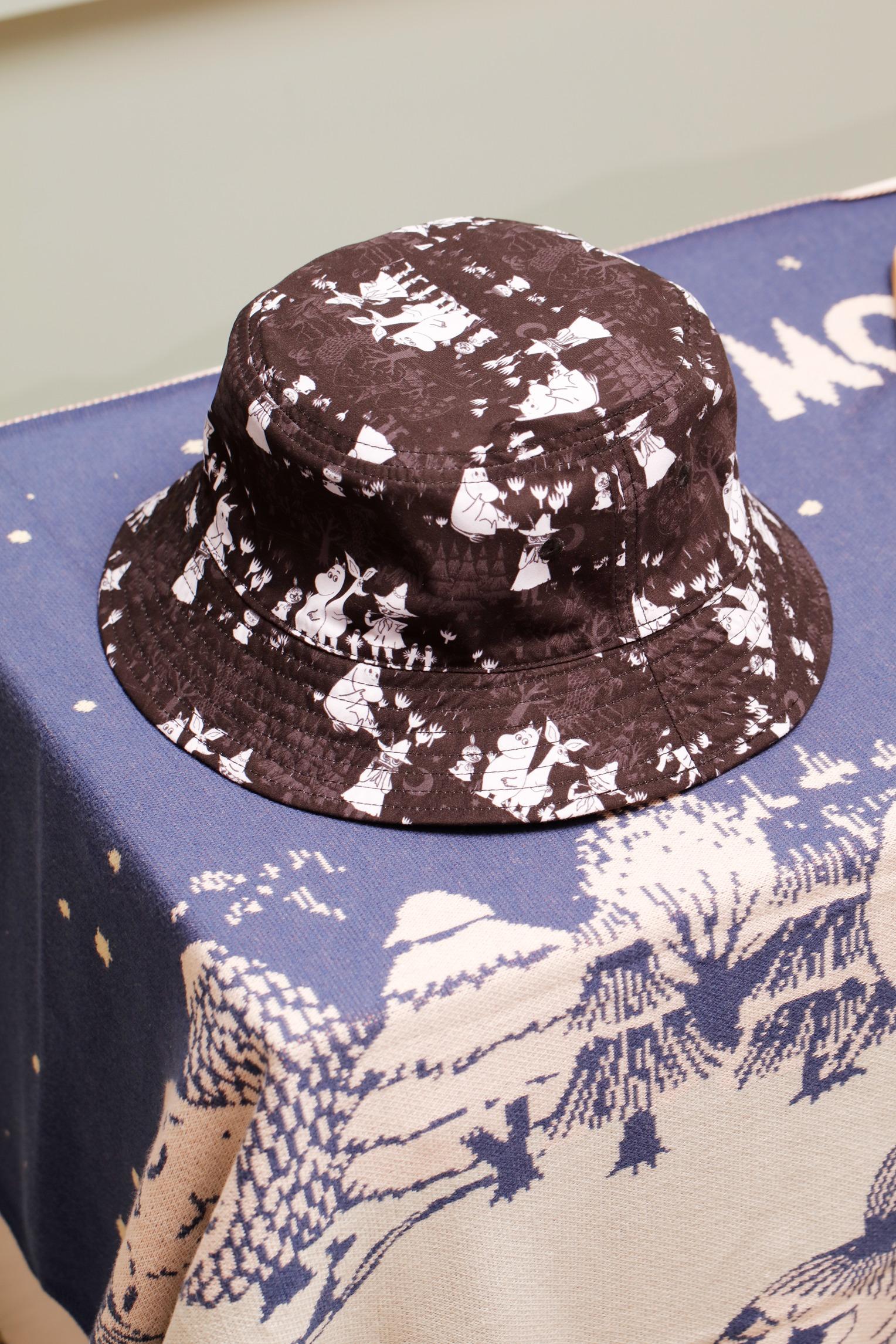 黑白姆明漁夫帽 $150