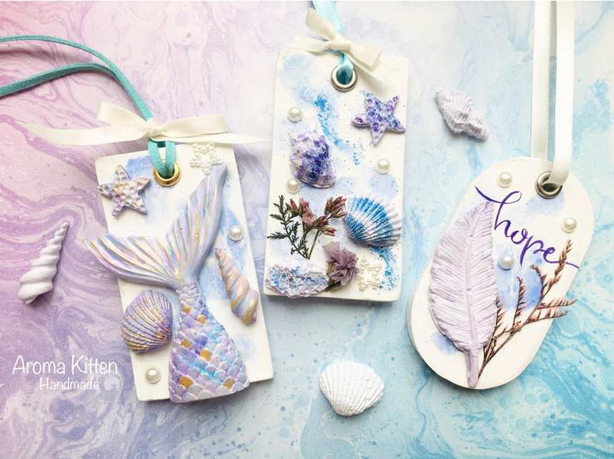 @aromakitten_│美人魚DIY擴香石