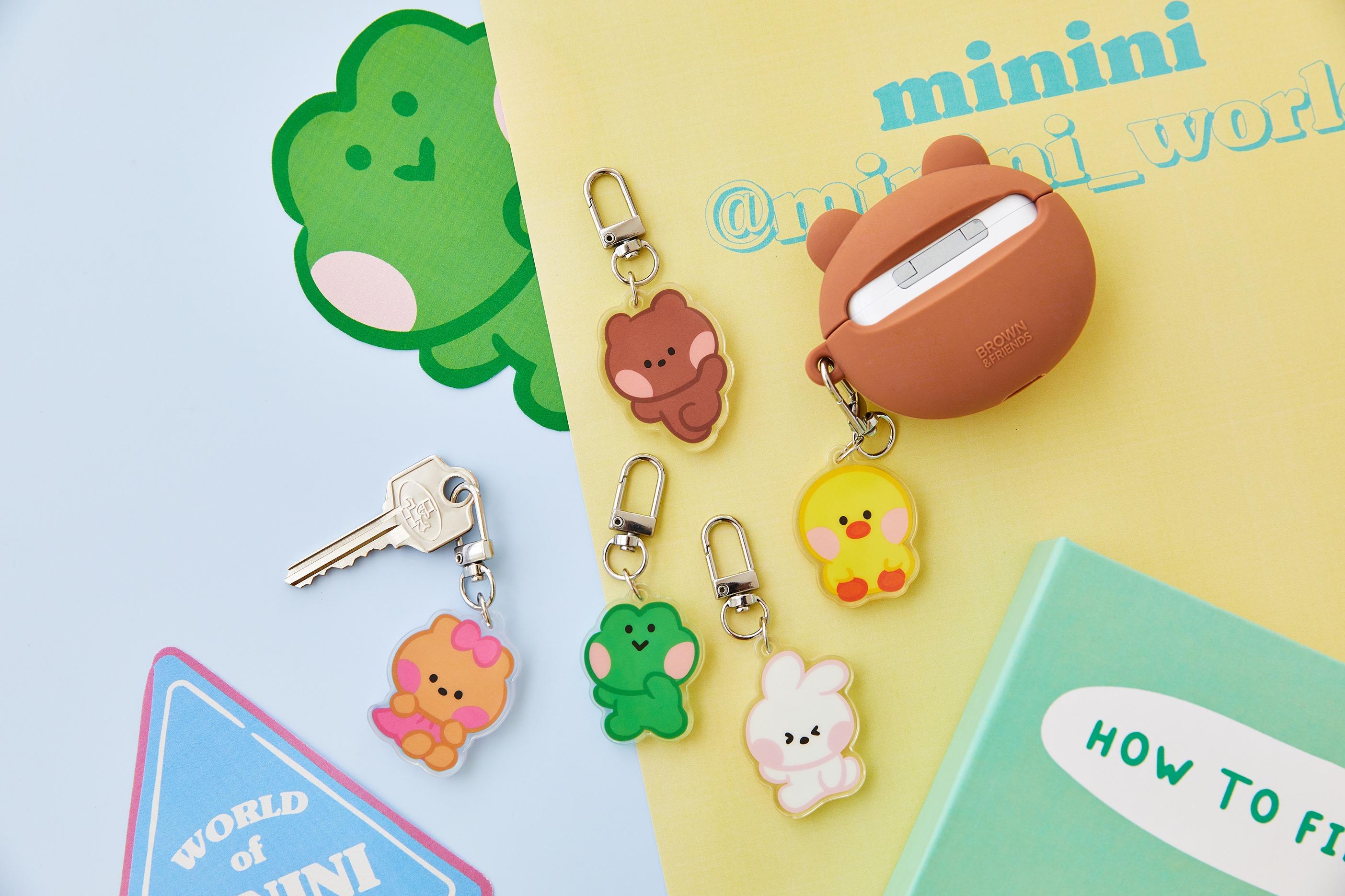 LINE FRIENDS minini系列公仔鑰匙扣 $69/個