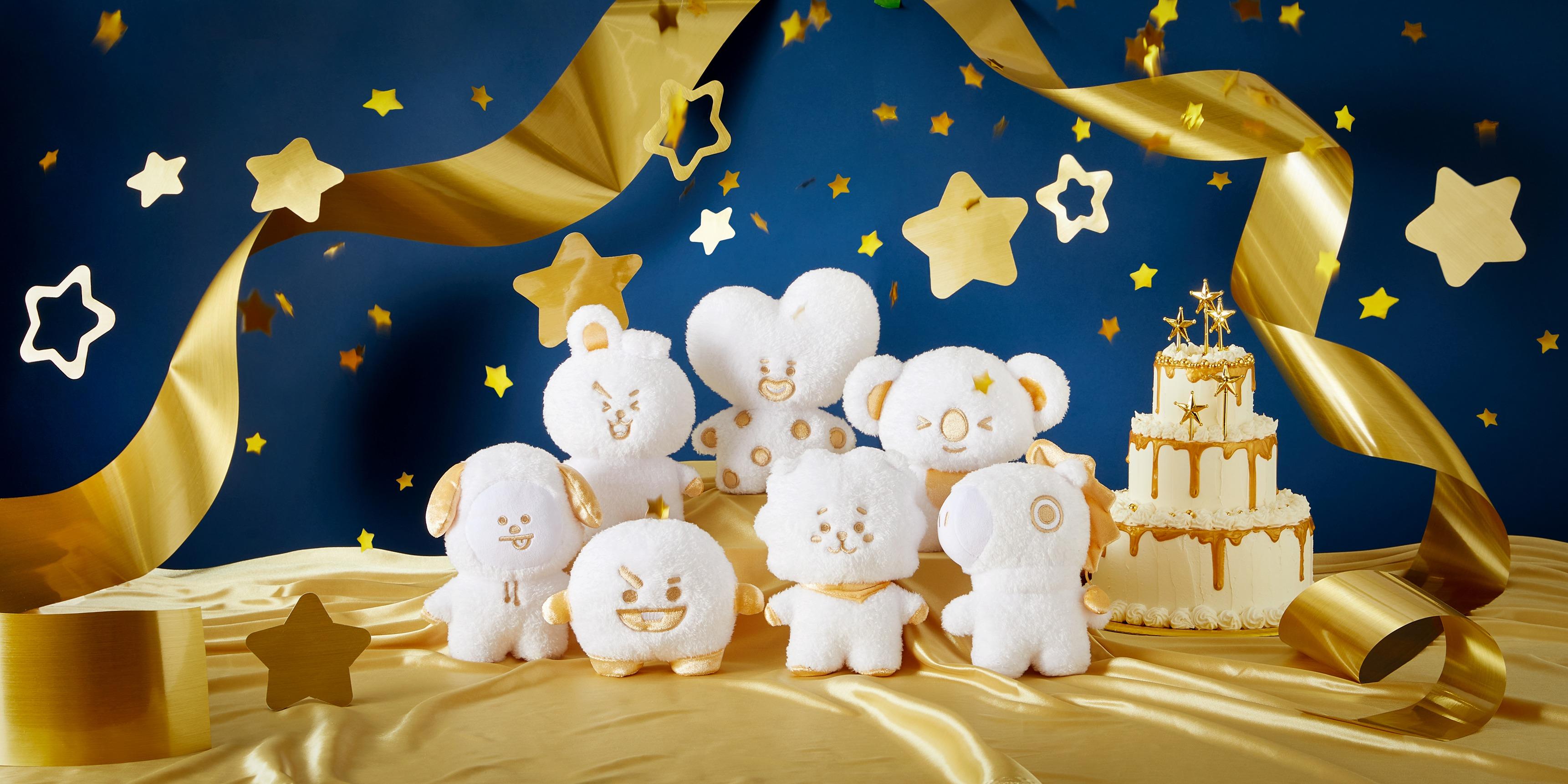 BT21 KIRAKIRA TATTON毛公仔吊飾 $129 BT21 KIRAKIRA TATTON站姿公仔 $179