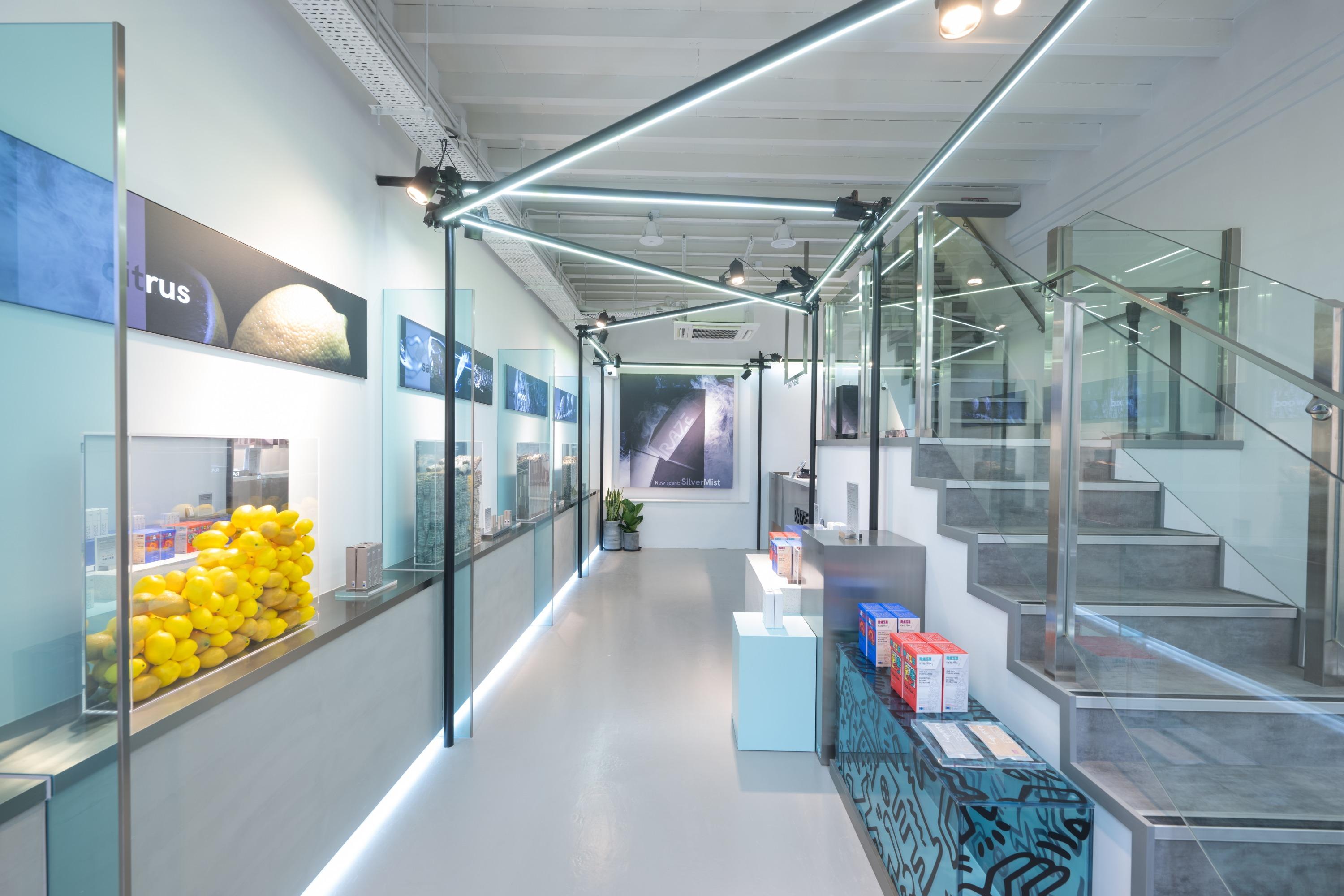 1樓的「SilverMist潔淨香味體驗區」