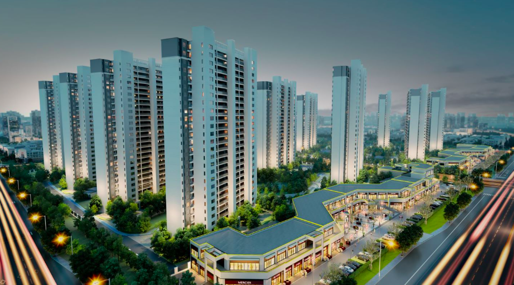 推出西瓜換房活動的南京新城.雲漾濱江效果圖。(互聯網)