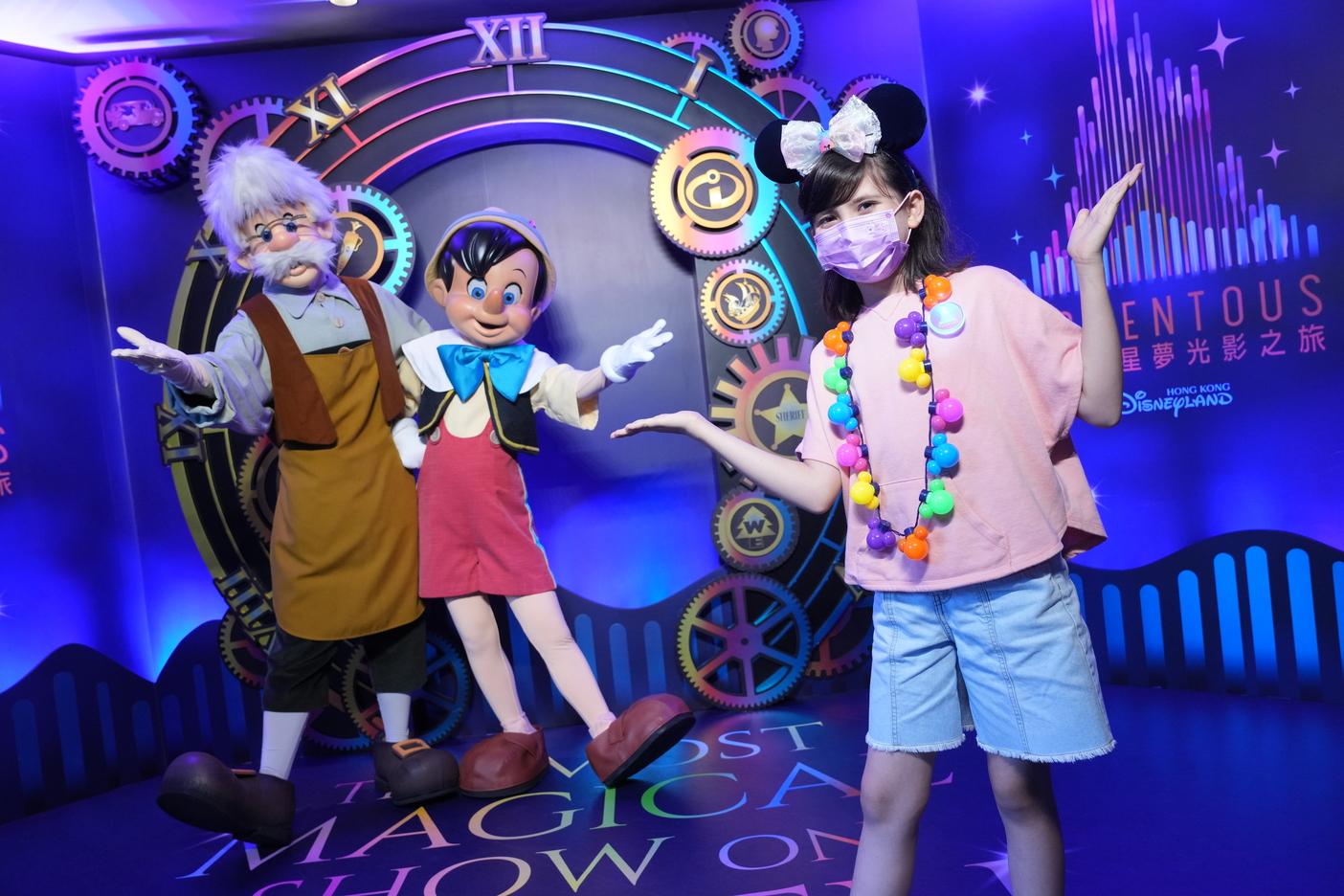 今次有木偶奇遇記的皮諾丘和木匠。