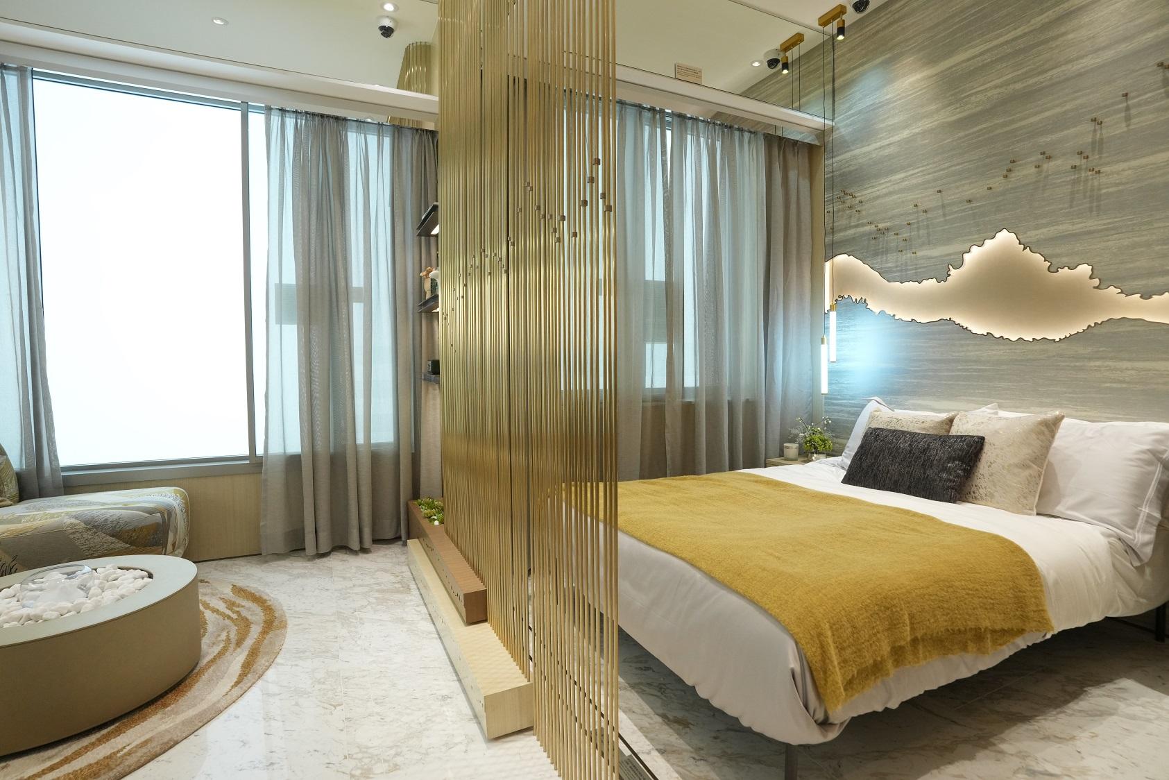 屯門新盤|多圖!飛揚282方呎一房示位 設小型吧枱慳位又夠CHILL