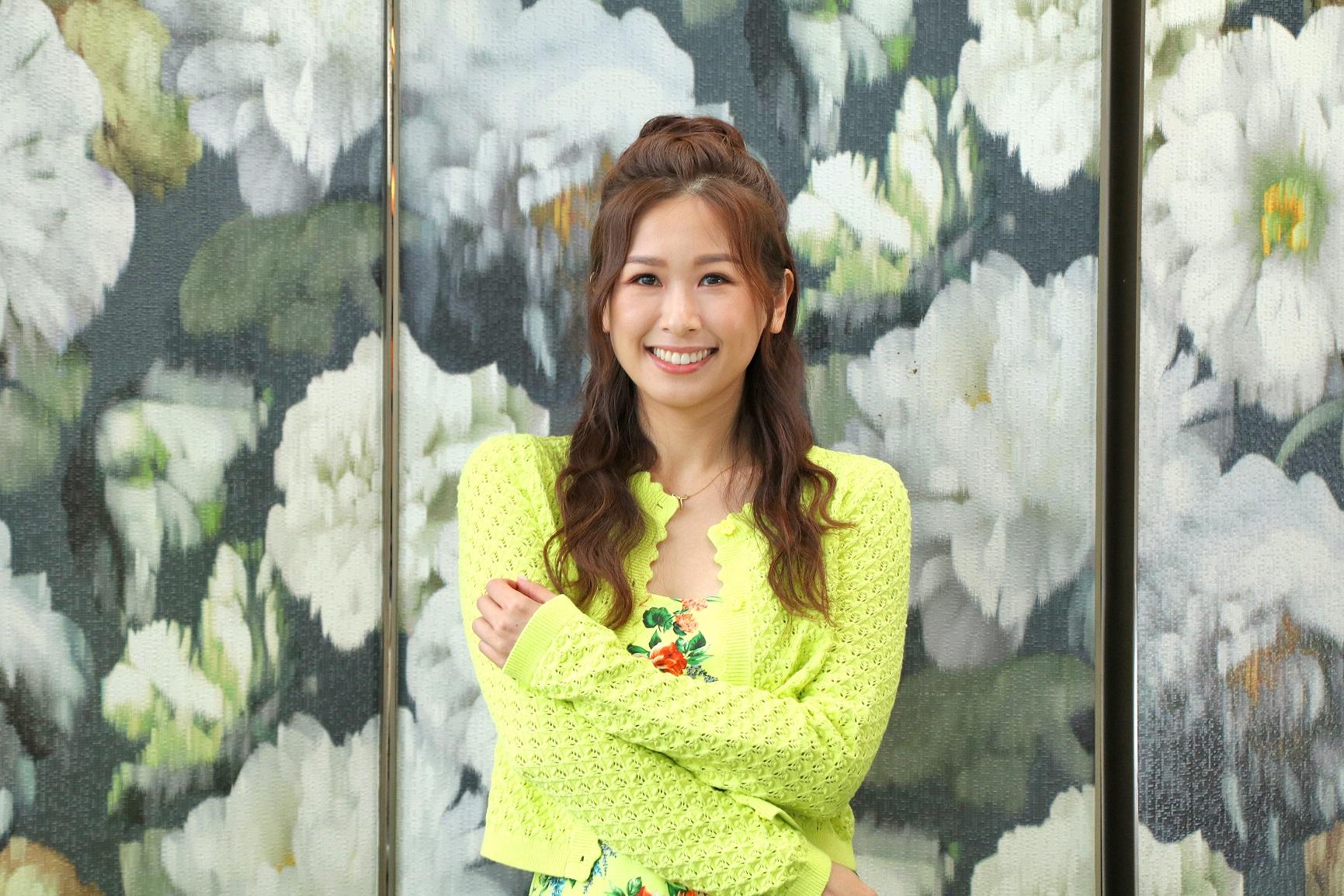 趙希洛不介意被稱為「御用癲婆」,這證明觀眾記得她演的角色。(林俊源攝)