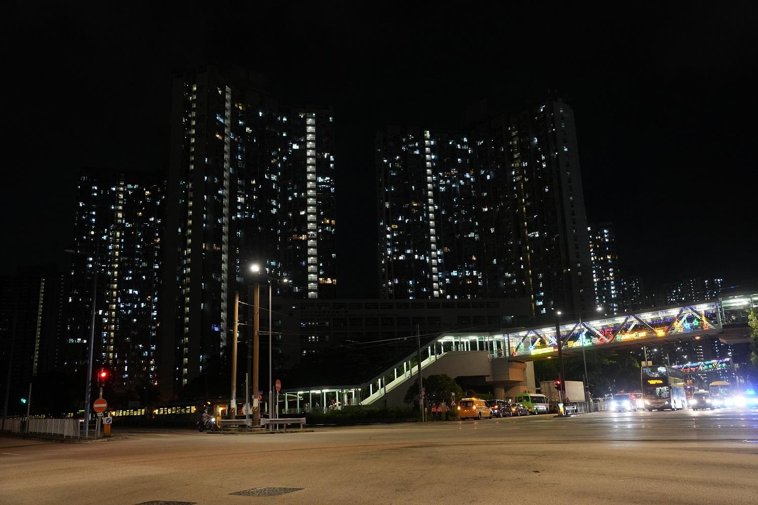 因供電系統故障天水圍區暫停電力供應