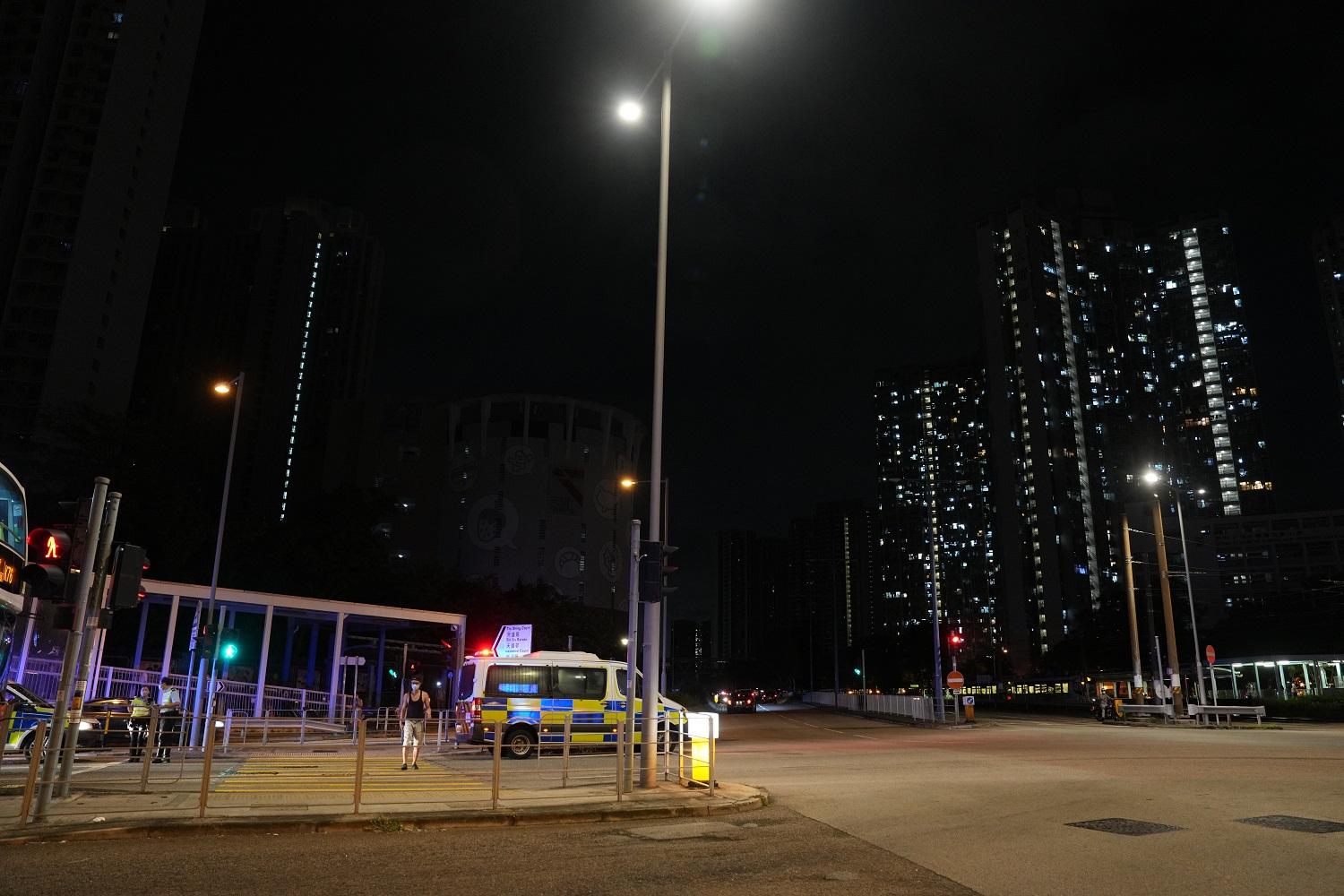 因供電系統故障天水圍區暫停電力供應