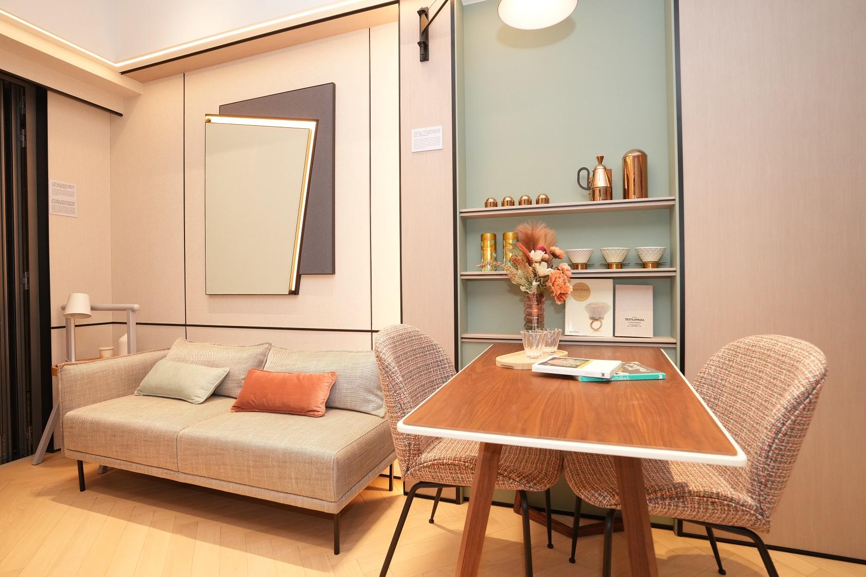 深水埗新盤|多相!佳悅283方呎一房示位 玄關位設鏡+掛鈎夠方便貼心