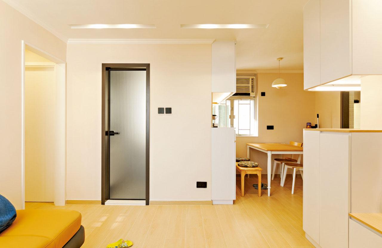 荔灣花園無印風家居 一家四口400呎安樂窩 靠地台床碌架床慳位