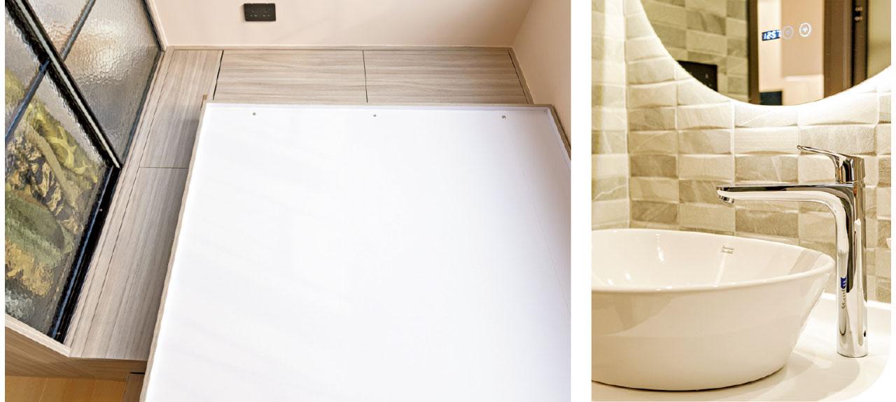 荔灣花園無印風家居 一家四口400呎安樂窩 靠地台床碌架床慳位