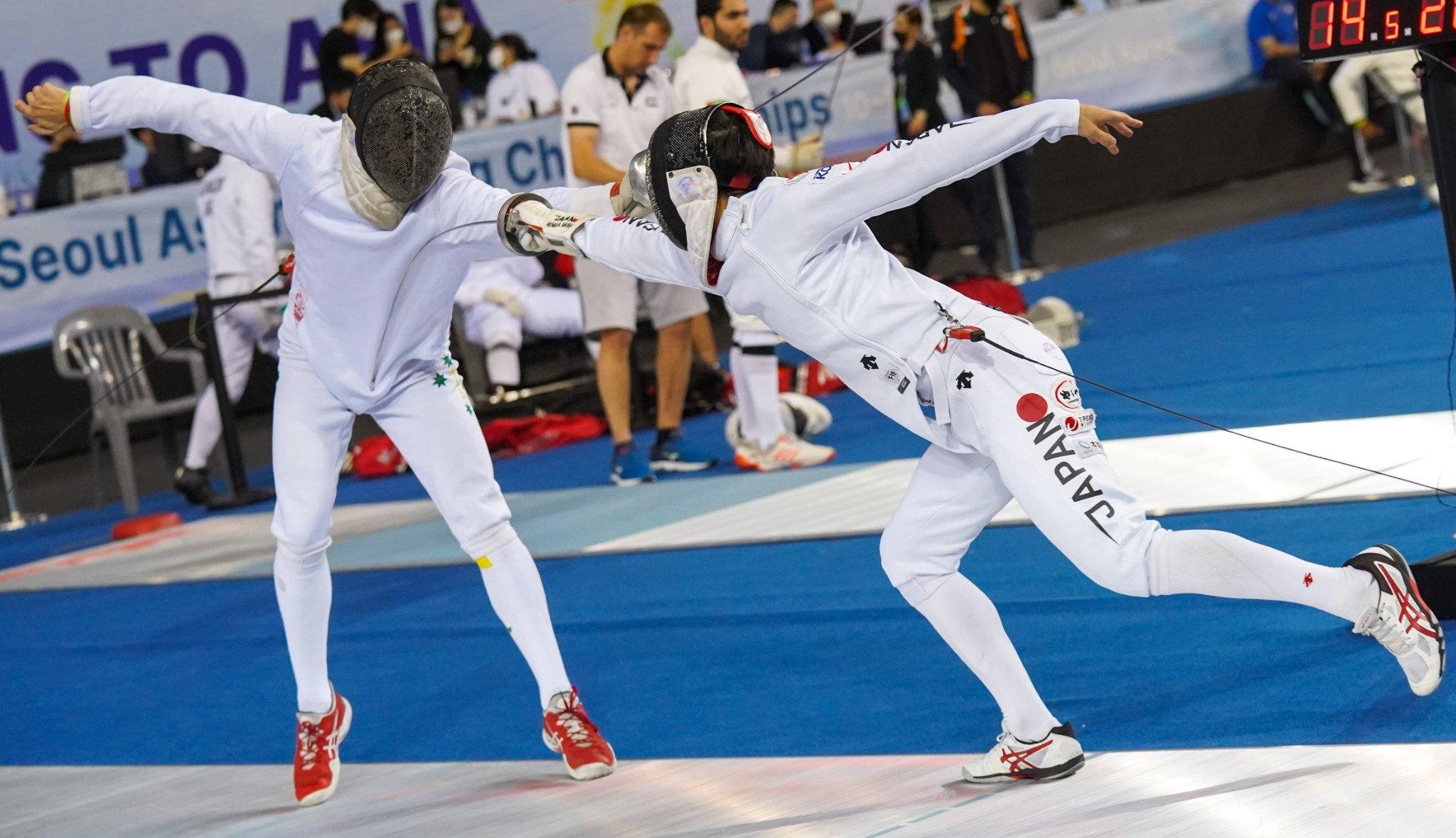 日本重劍隊在之前的亞錦賽獲得團體銅牌。(國際劍擊協會圖片)