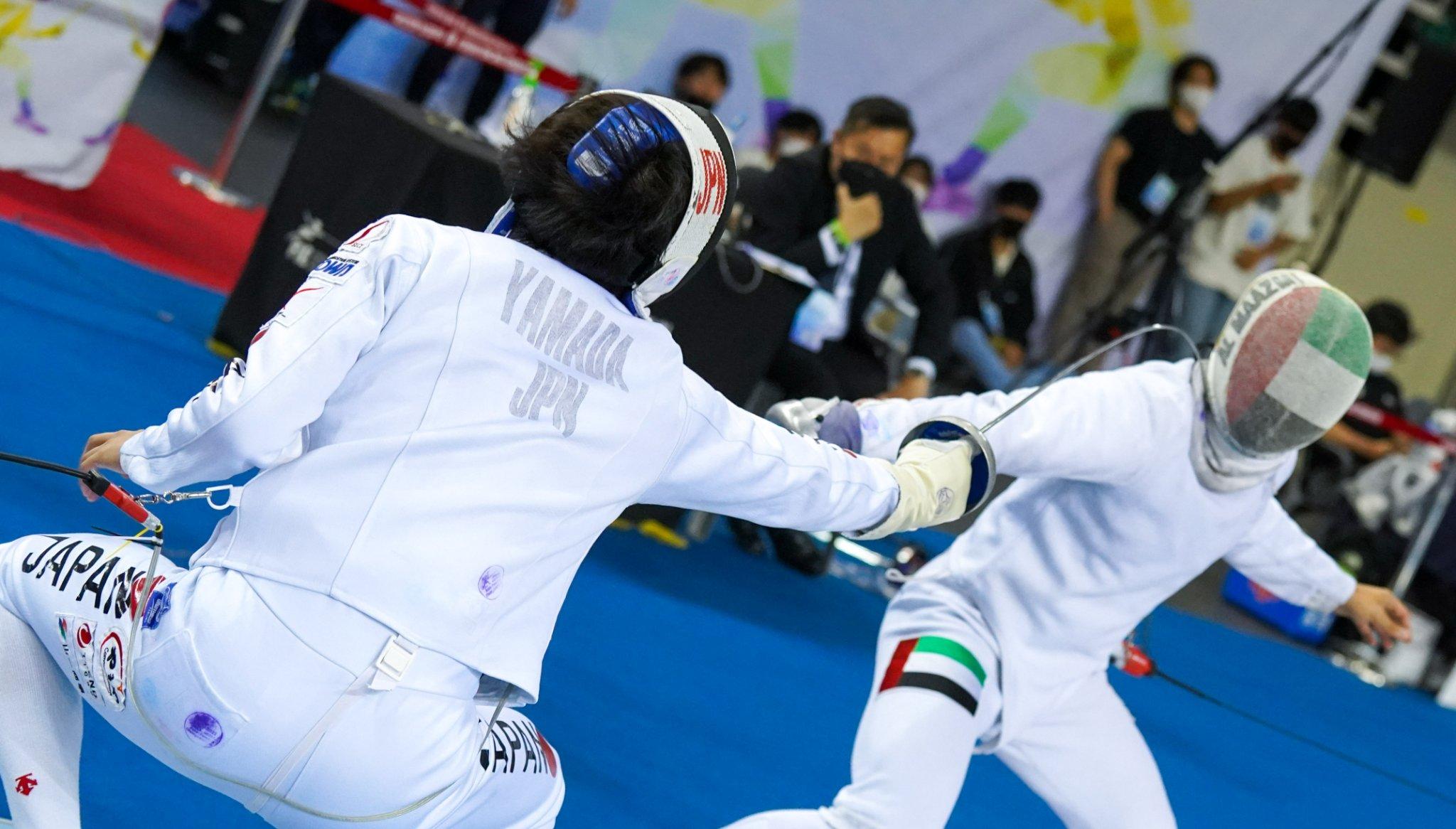 日本重劍隊在之前的亞錦賽獲得團體銅牌。(國際劍擊協會圖片)