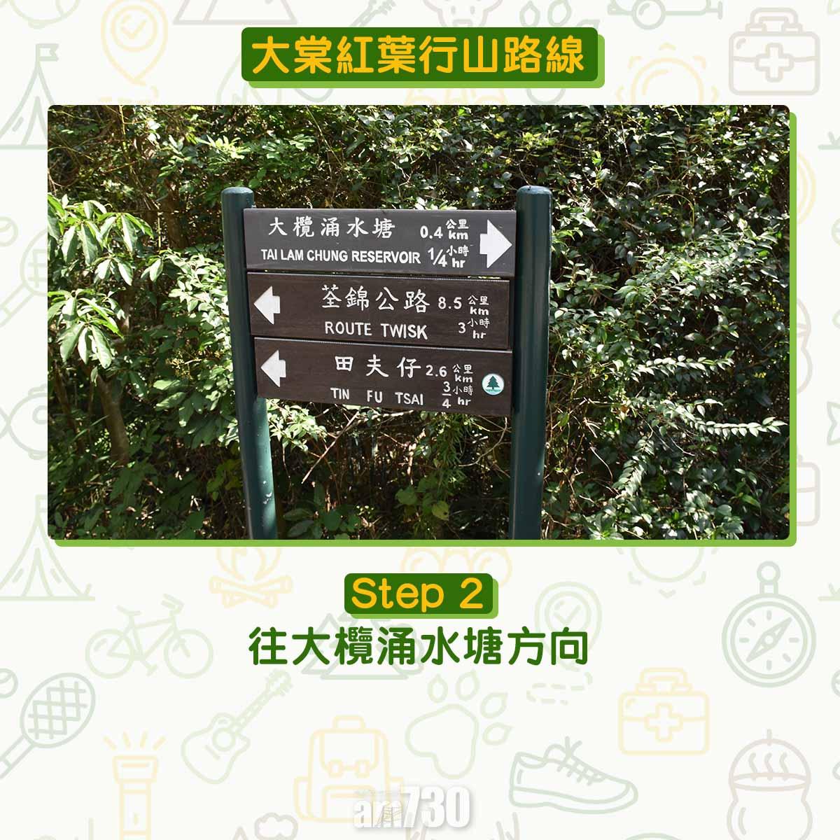 大棠紅葉行山路線