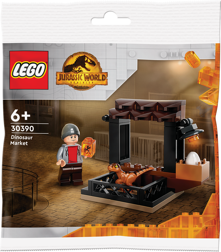 Jurassic World系列禮遇-30390 恐龍市場:購買任何LEGO Jurassic World系列產品滿$350即可獲贈