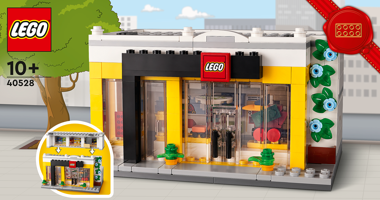 開幕限定40528 LEGO Store:購買任何2盒LEGO產品滿$1,500,即可獲贈40528 LEGO Store乙盒
