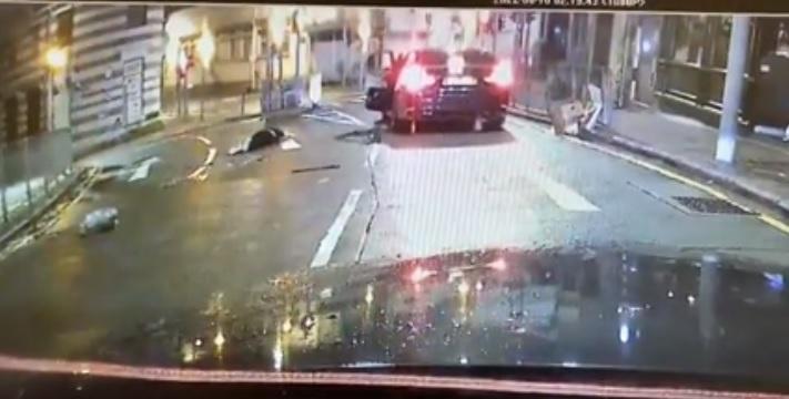 雲咸街槍擊案|案發過程車CAM片曝光 另一涉案私家車錦田遭焚毀