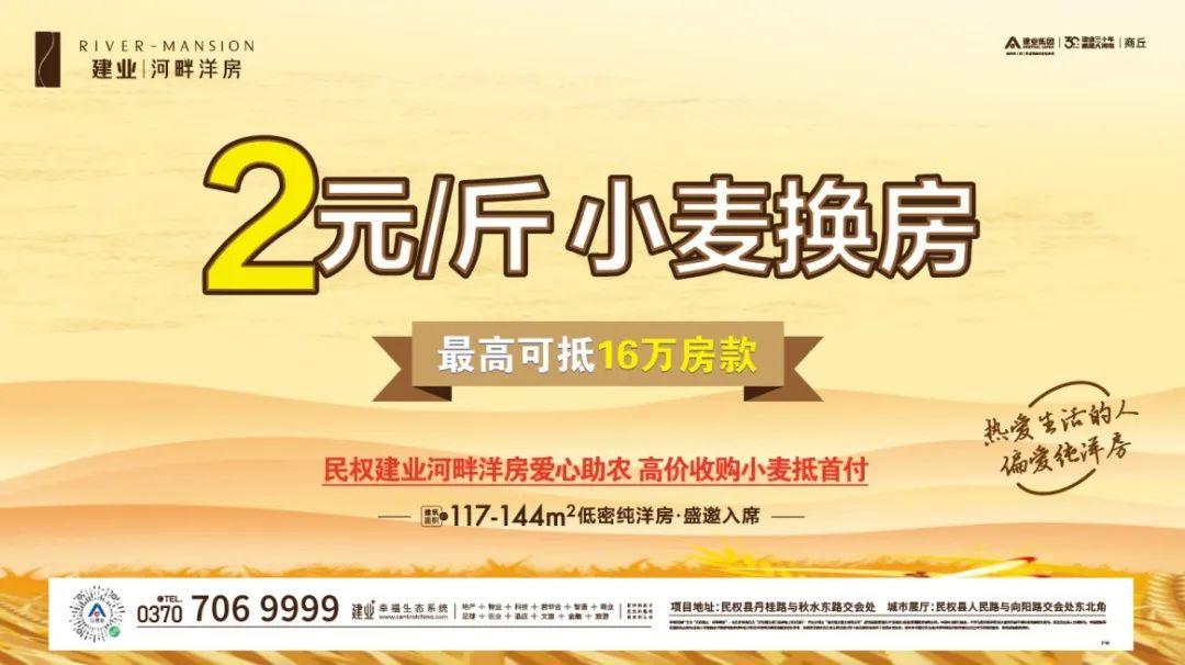 河車建業集團推出「小麥換房」活動。(互聯網)