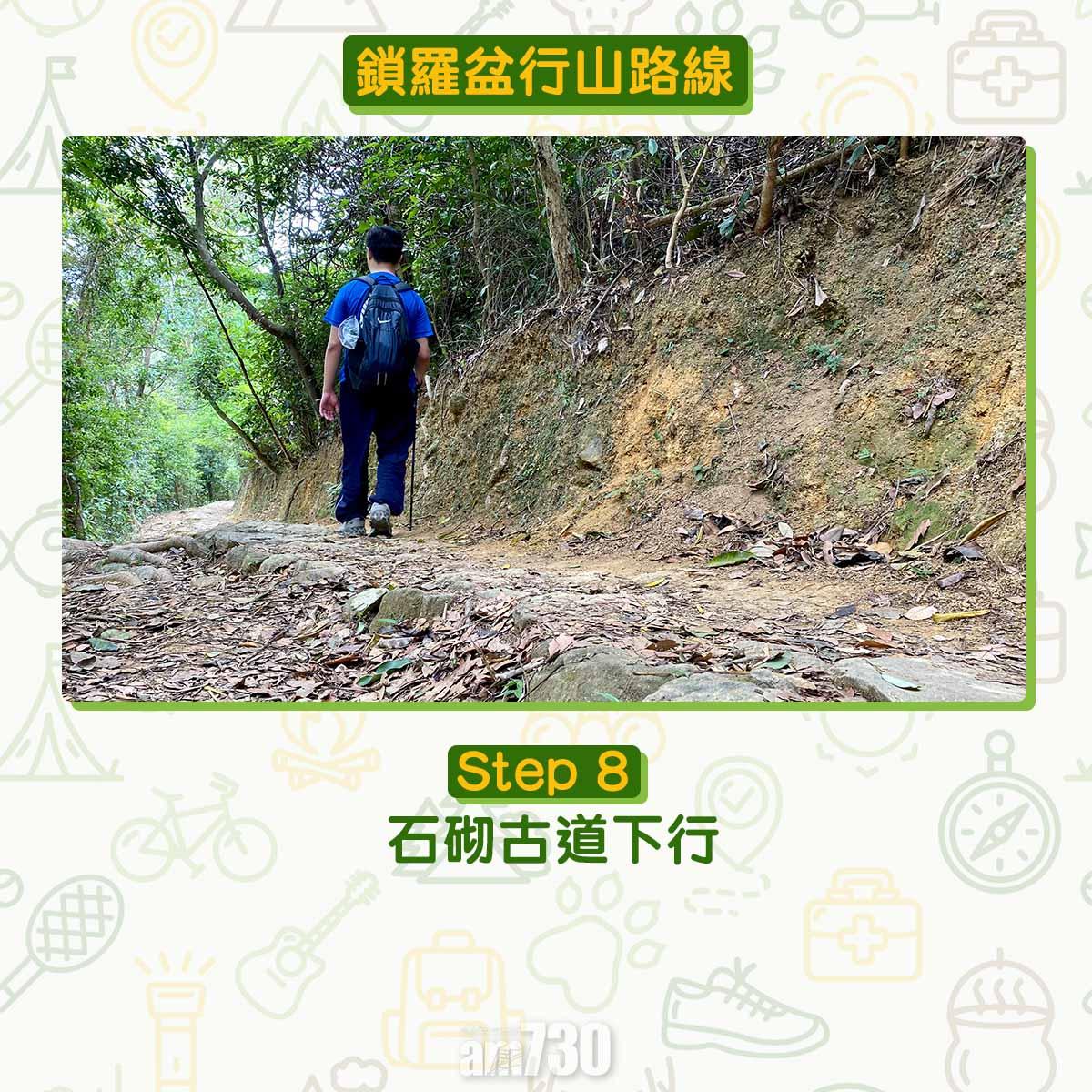 鎖羅盆行山路線