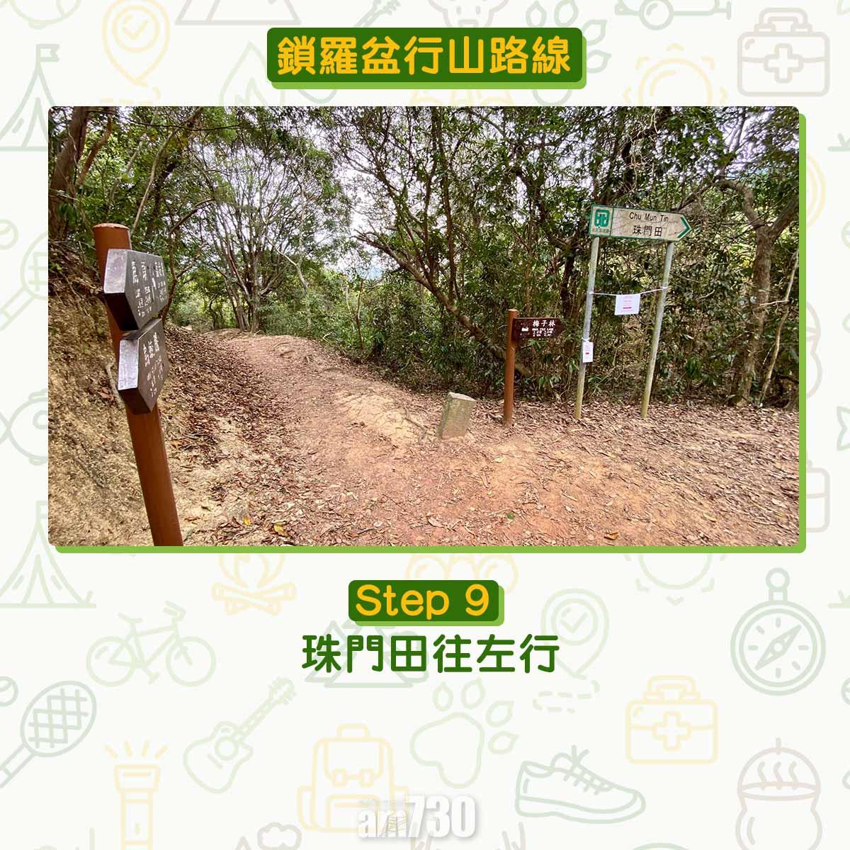 鎖羅盆行山路線