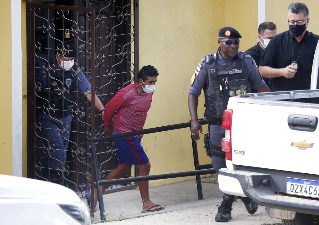 巴西警方早前拘捕奧辛尼。(美聯社)
