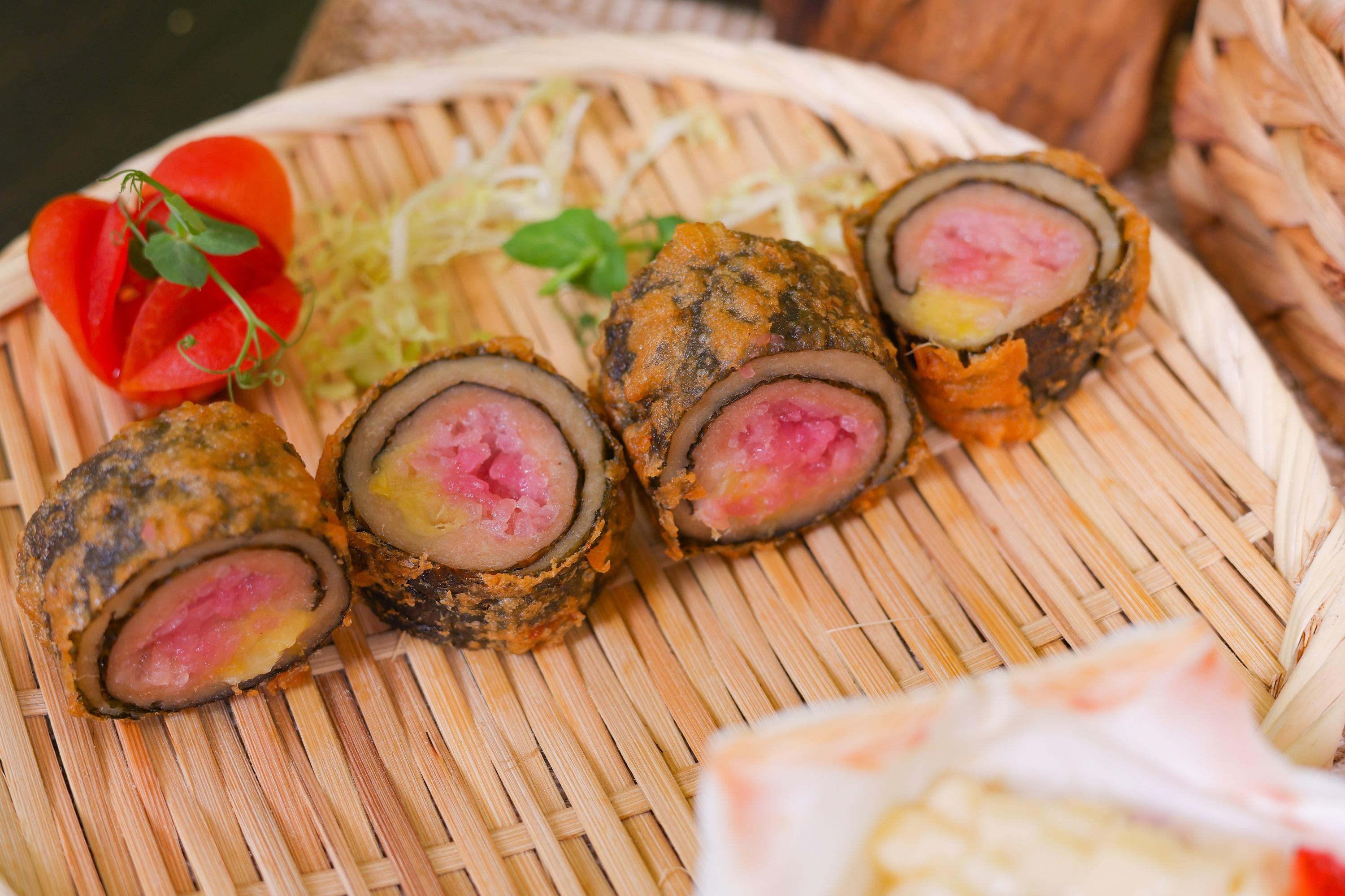 D24榴槤酥炸紫菜糯米雞卷