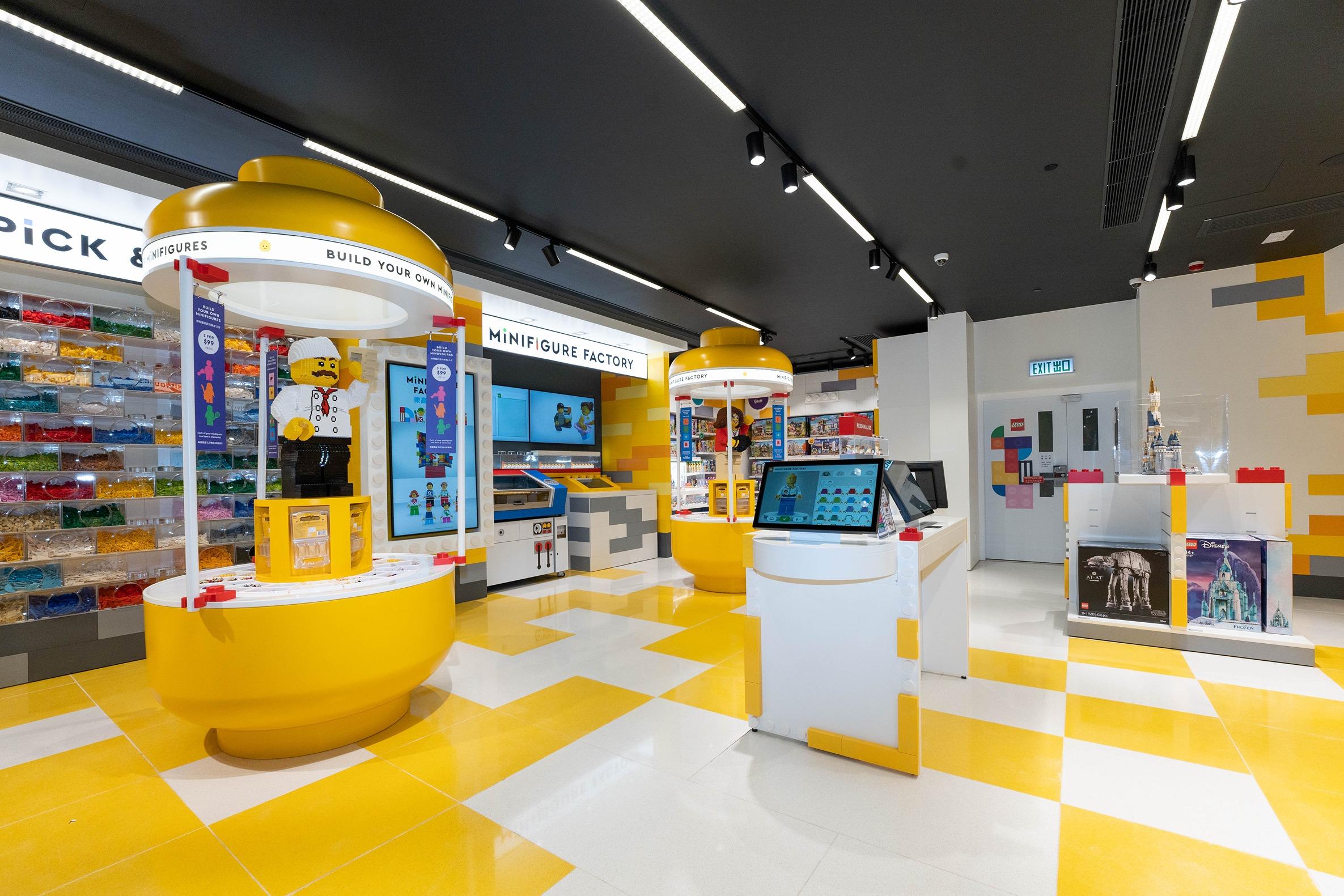 新店引入首個LEGO人仔工廠(Minifigure Factory)。