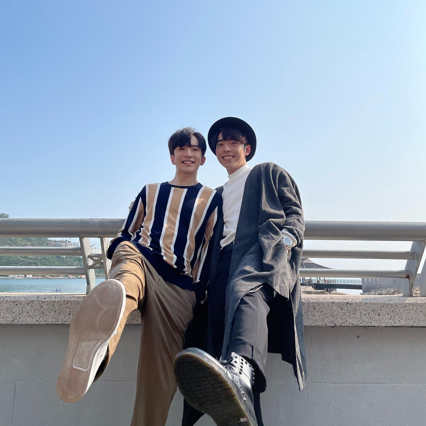 Edan和Anson Lo因《大叔的愛》成功入屋。