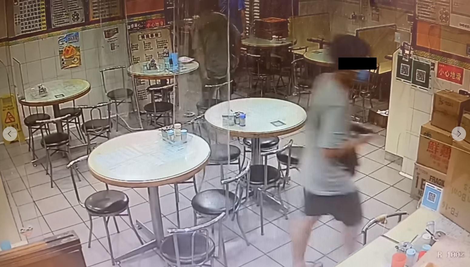 取去手機後約10秒離開