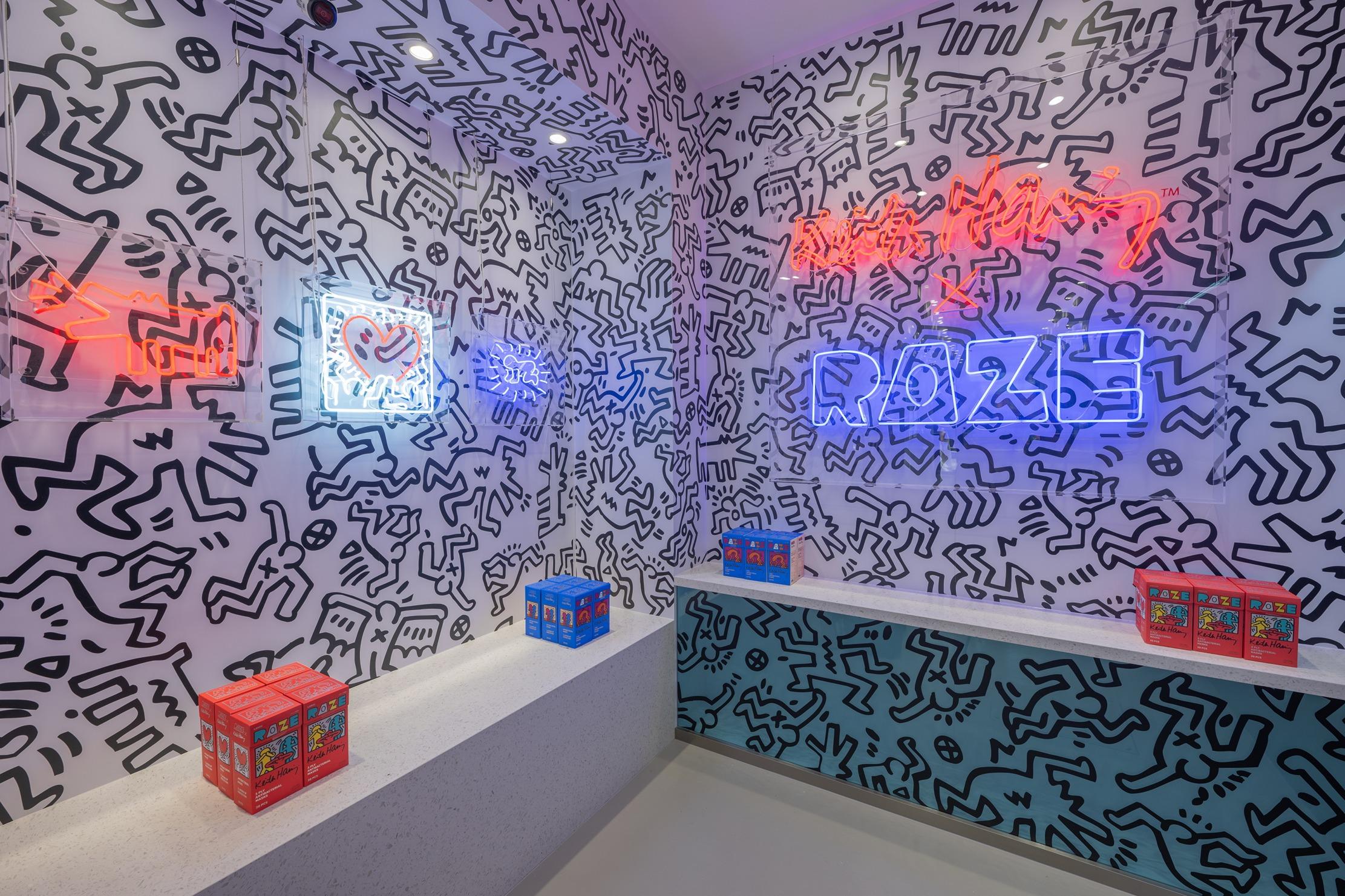 區內特設RAZE x Keith Haring 玩味主題區,客人可盡情打卡。