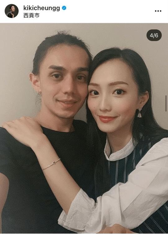 Kiki曾有混血男友。