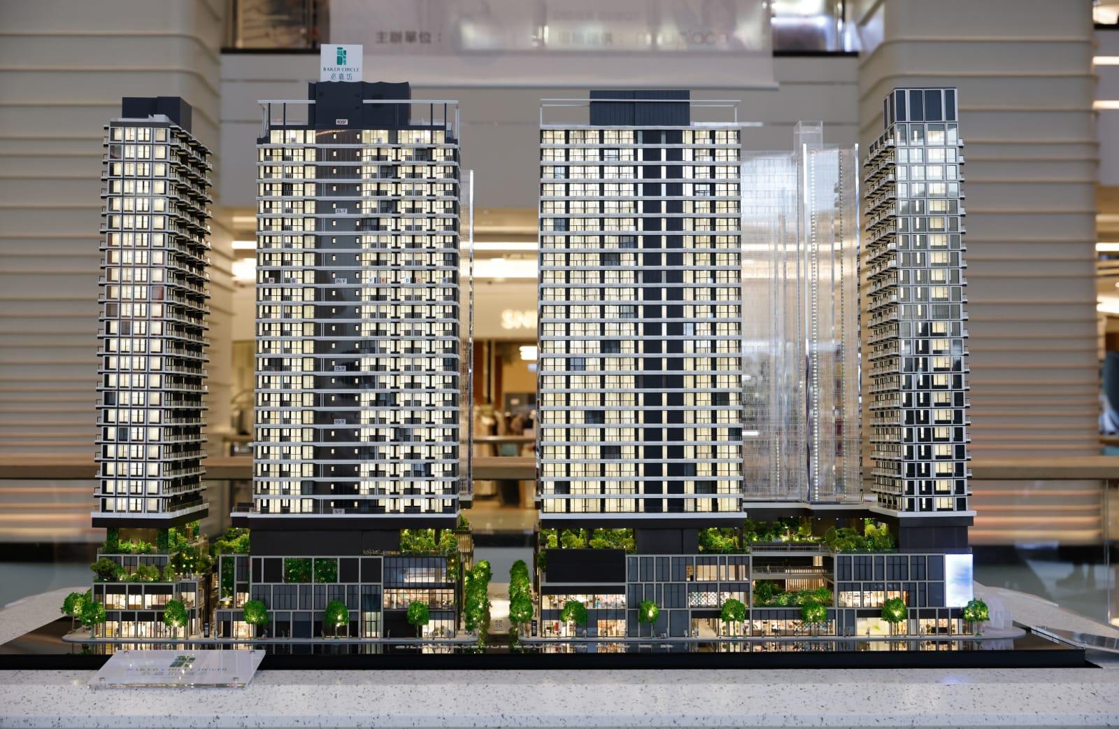 恒地旗下紅磡大型重建發展項目必嘉坊第一期必嘉坊‧曦匯,提供324伙,涵蓋開放式至三房間隔,主打一房戶,項目預計關鍵日期為2024年3月31日,樓花期長約21個月。(蘇文傑攝)