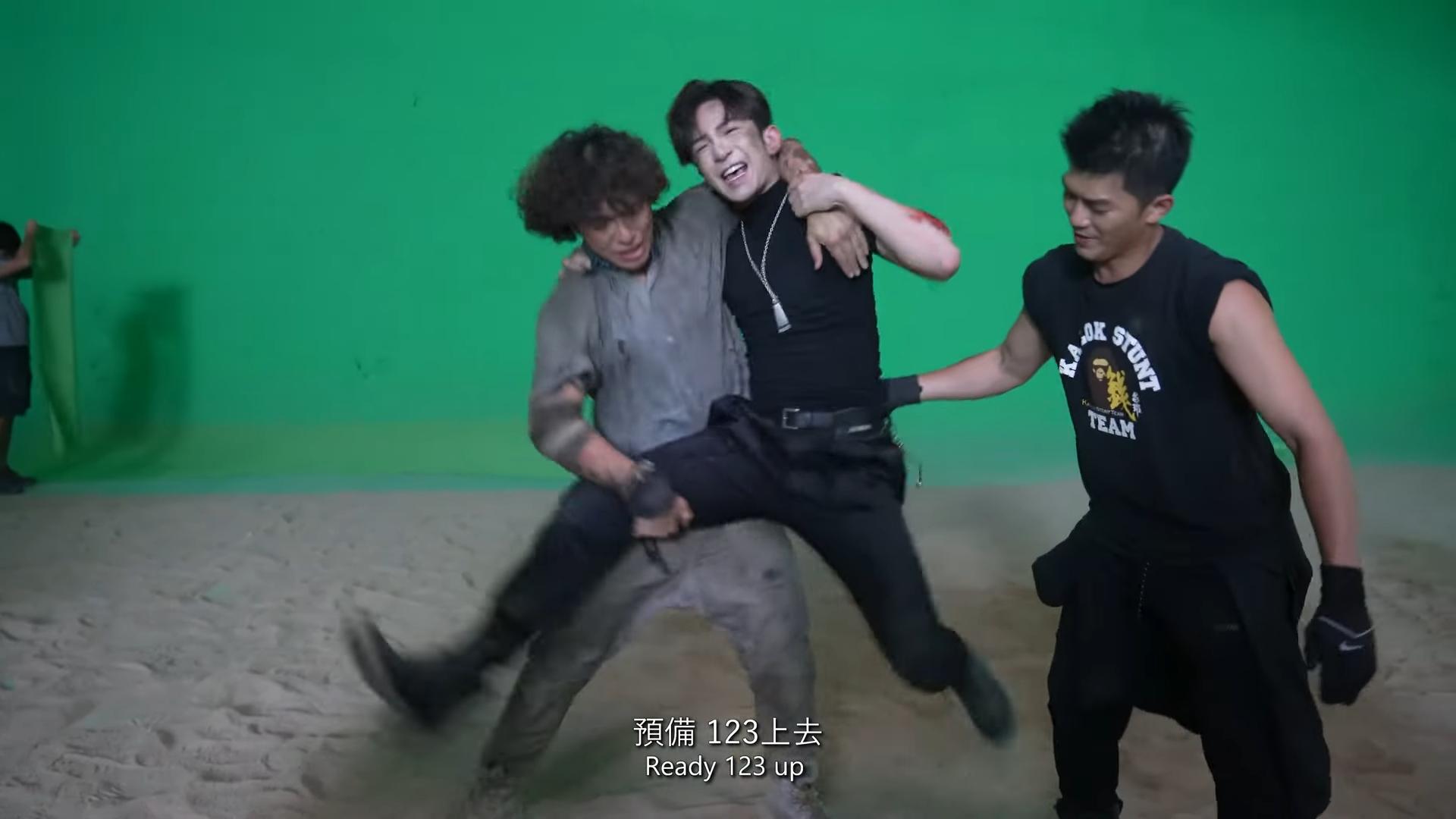 Anson Lo還親身應付動作場面。