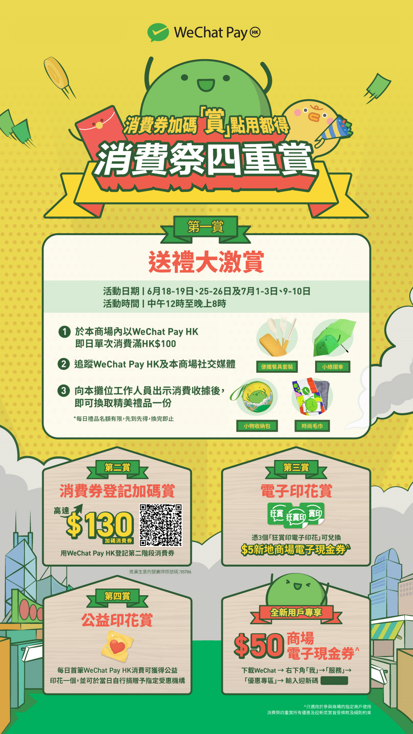 WeChat Pay HK消費券第一賞:「送禮大激賞」