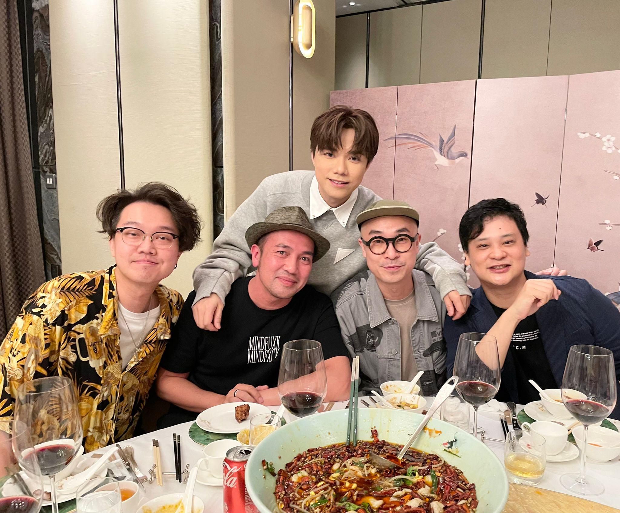 張敬軒邀約Dear Jane飯聚,答謝四子擔任嘉賓。