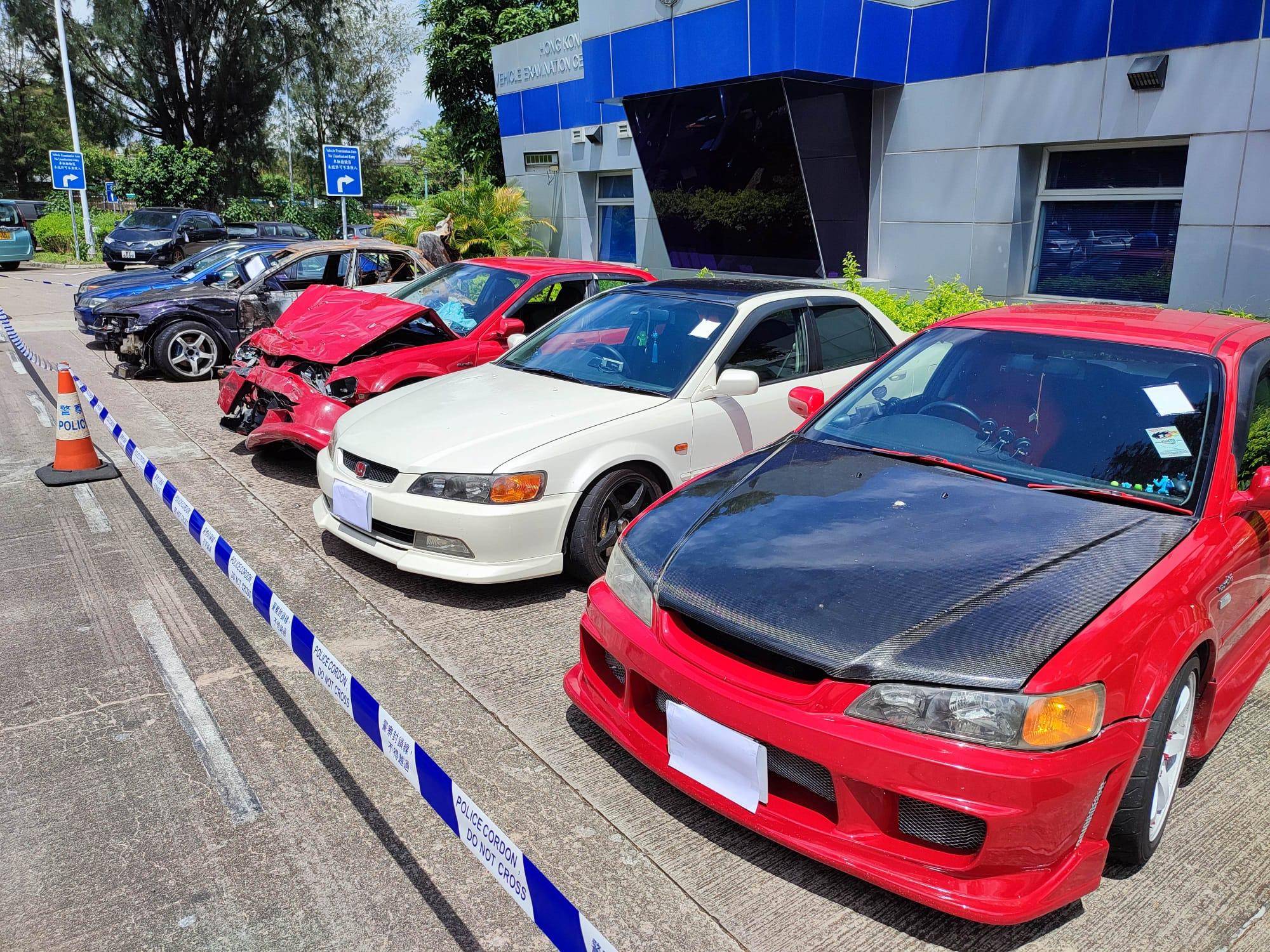 非法賽車釀火燒車後不顧而去 警拘6人涉危駕及誤導警員