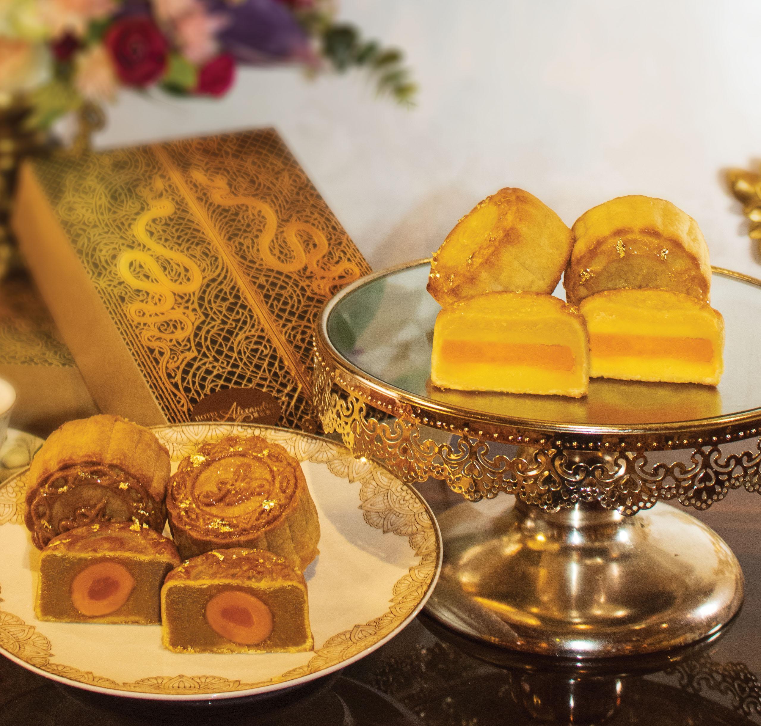 歷山酒店金箔月餅套裝