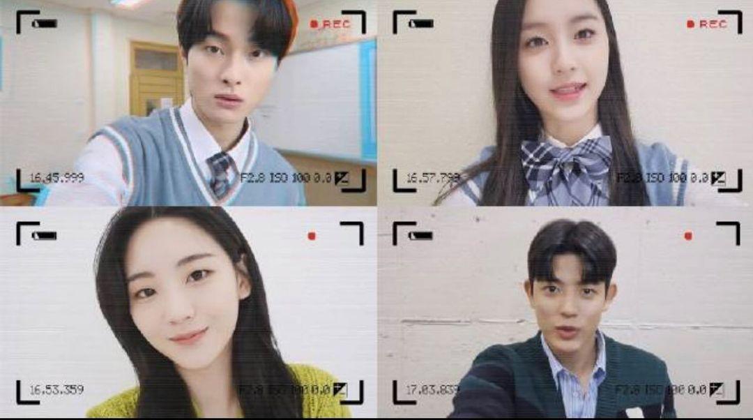 找來《殭屍校園》四位主角拍攝短片。