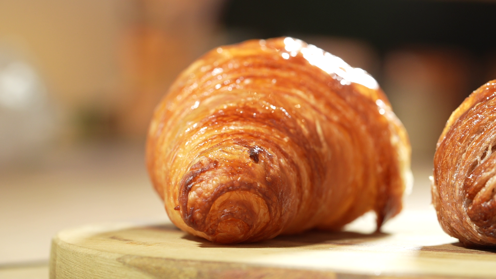 牛角包鬆軟中帶有煙韌的口感