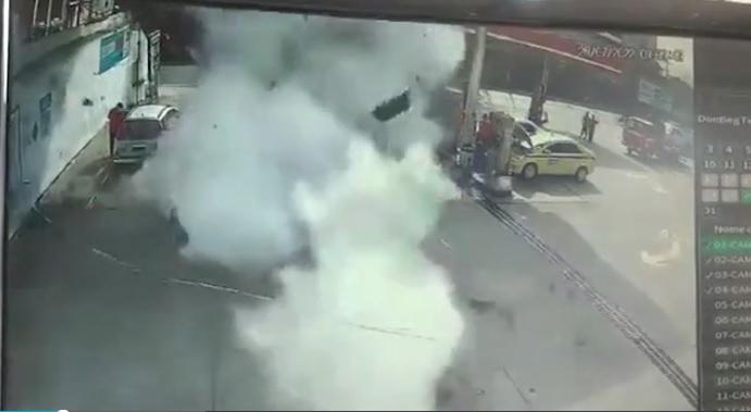 石油氣加氣意外