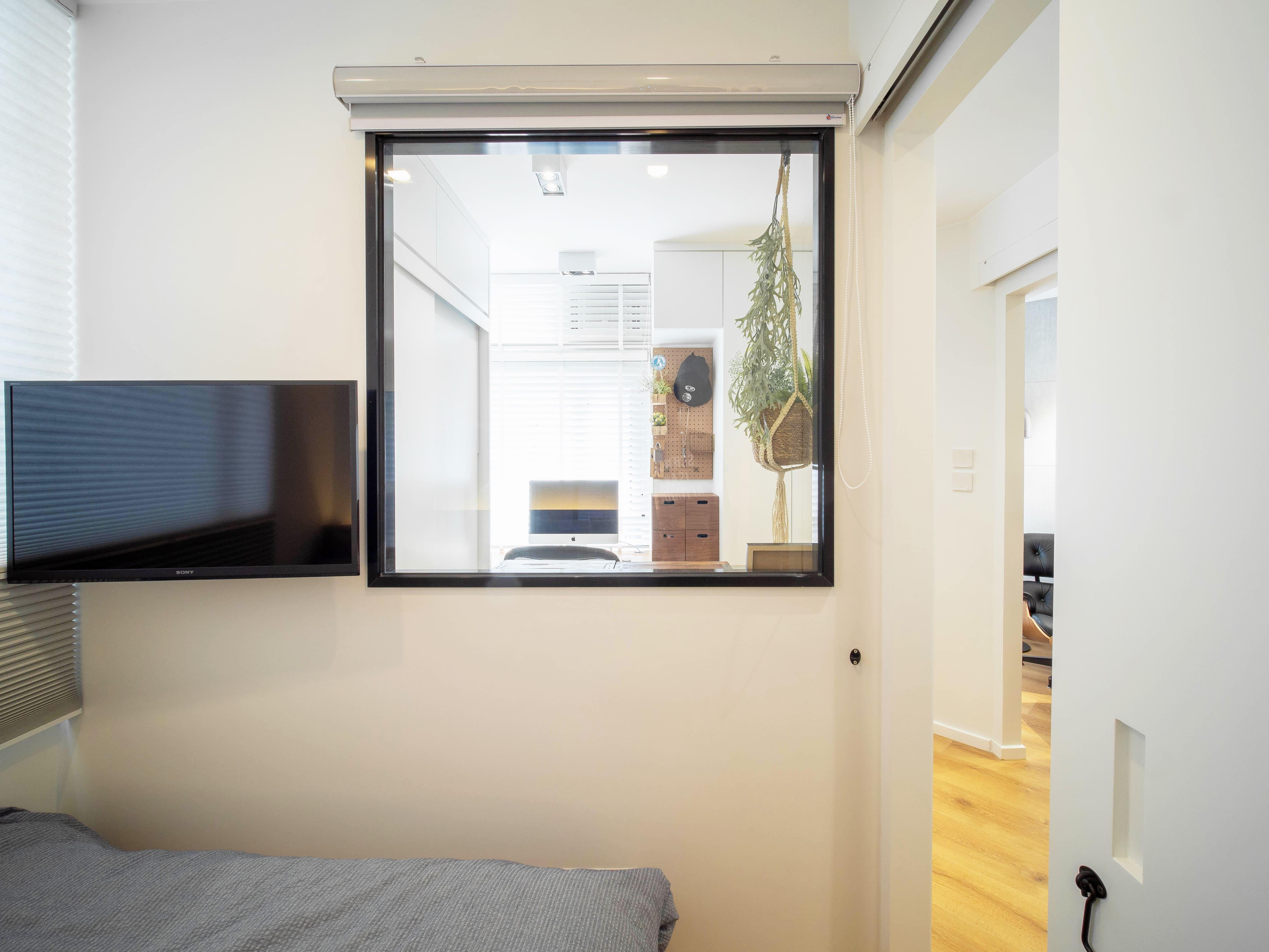 半牆半玻璃,有效提升空間感