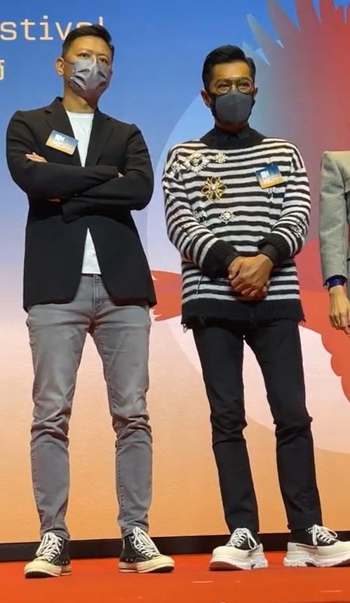 古天樂今日為《明日戰記》現身記者會。