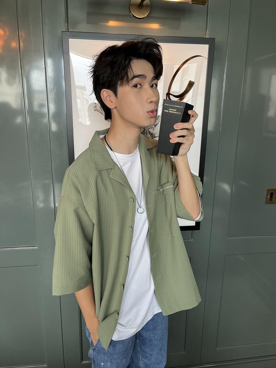 民選「最佳男配角」馮皓揚感激團隊,讓他有機會拍《媽媽的神奇小子》。