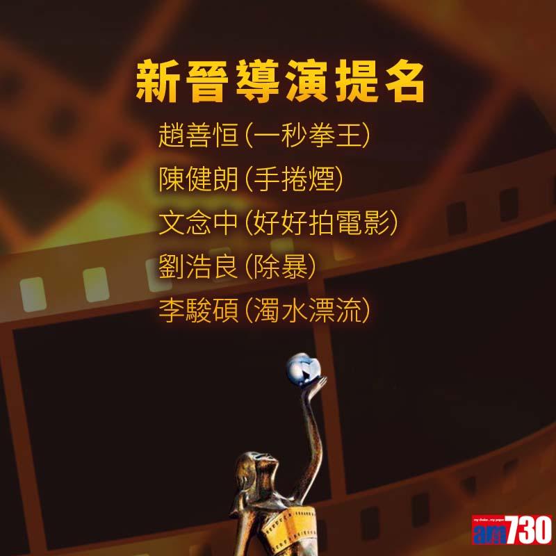 金像獎提名名單