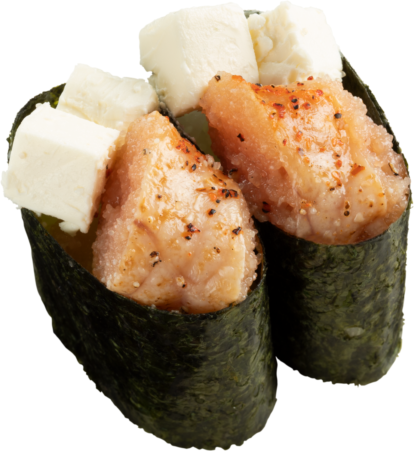 燒明太子配忌廉芝士軍艦($17)