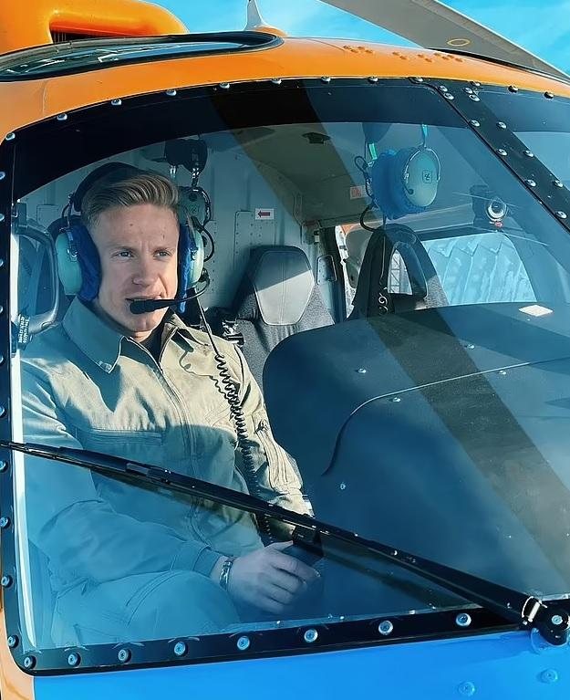 馬利諾夫斯基是直升機機師。(互聯網)