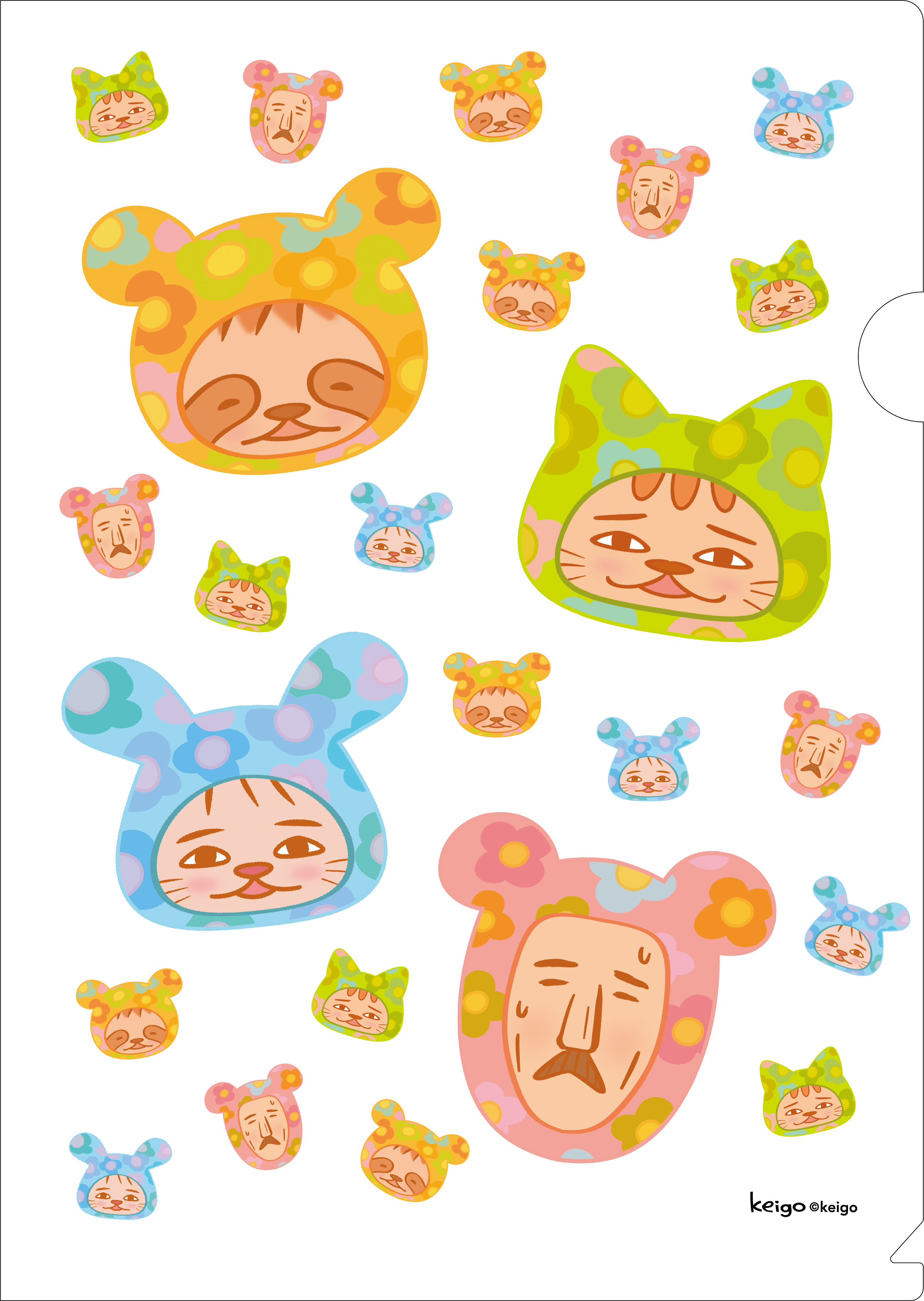 萬花膠文件夾 HK$30