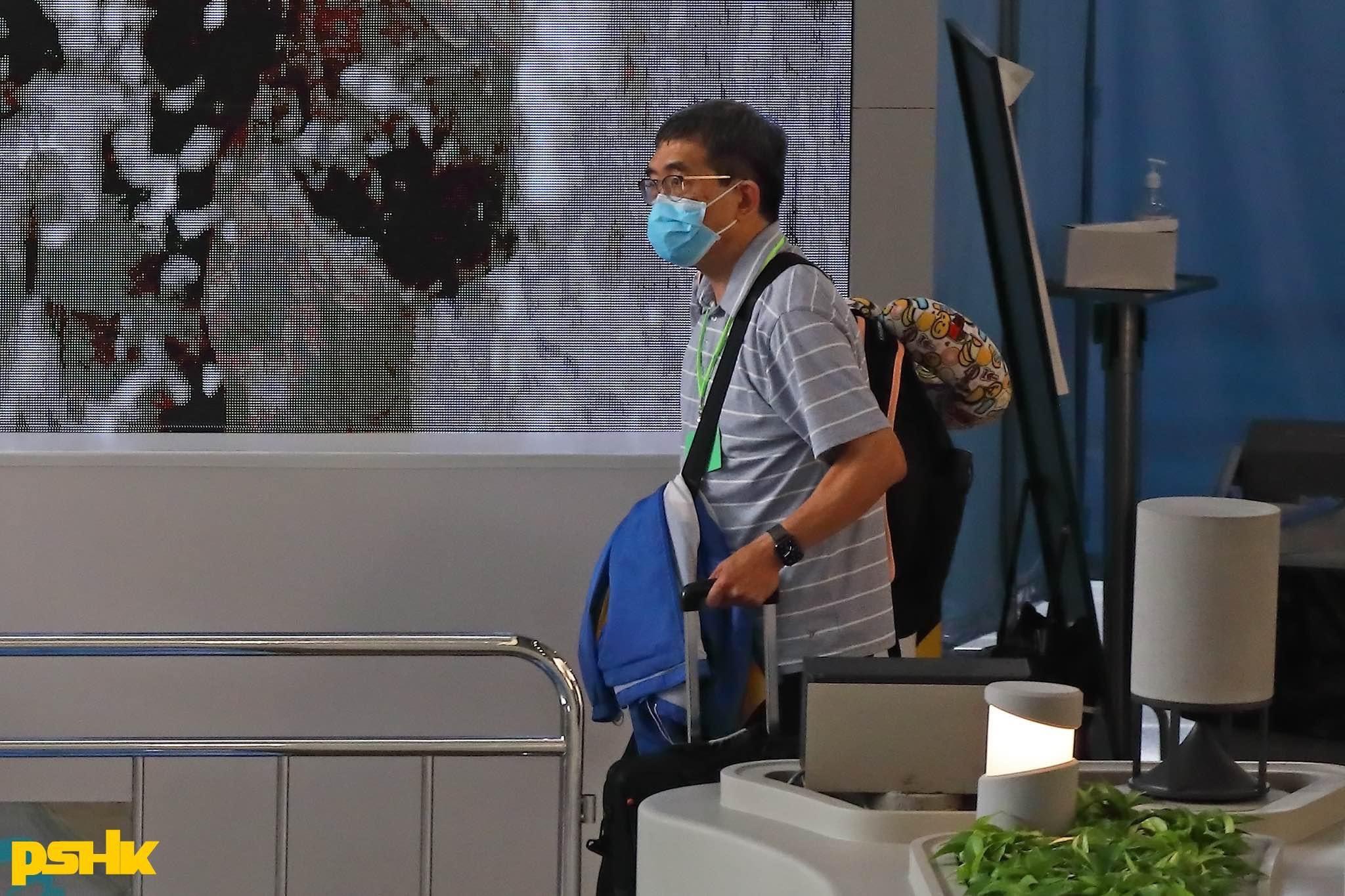 阿Mo父親李盛林牧師已抵港。(圖片獲PSHK授權刊登)