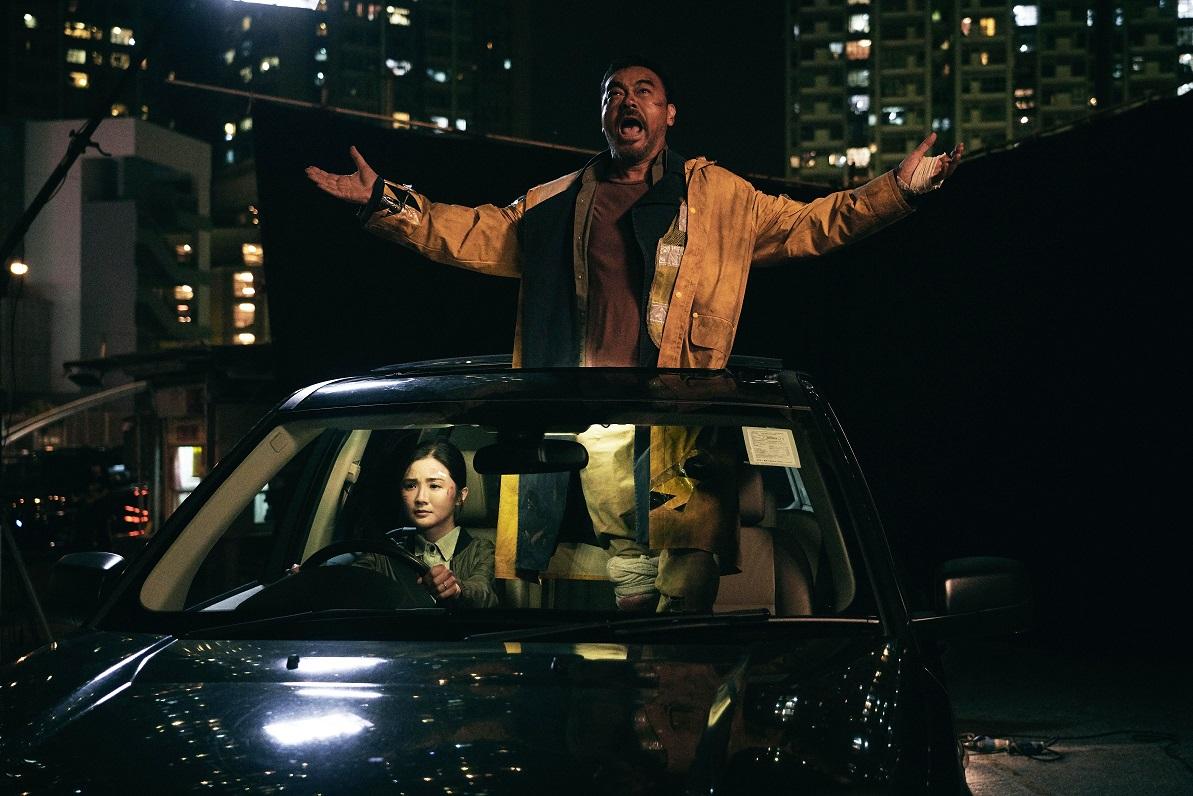 阿Sa親身上陣拍驚險飛車戲,猶如面對生死關頭。