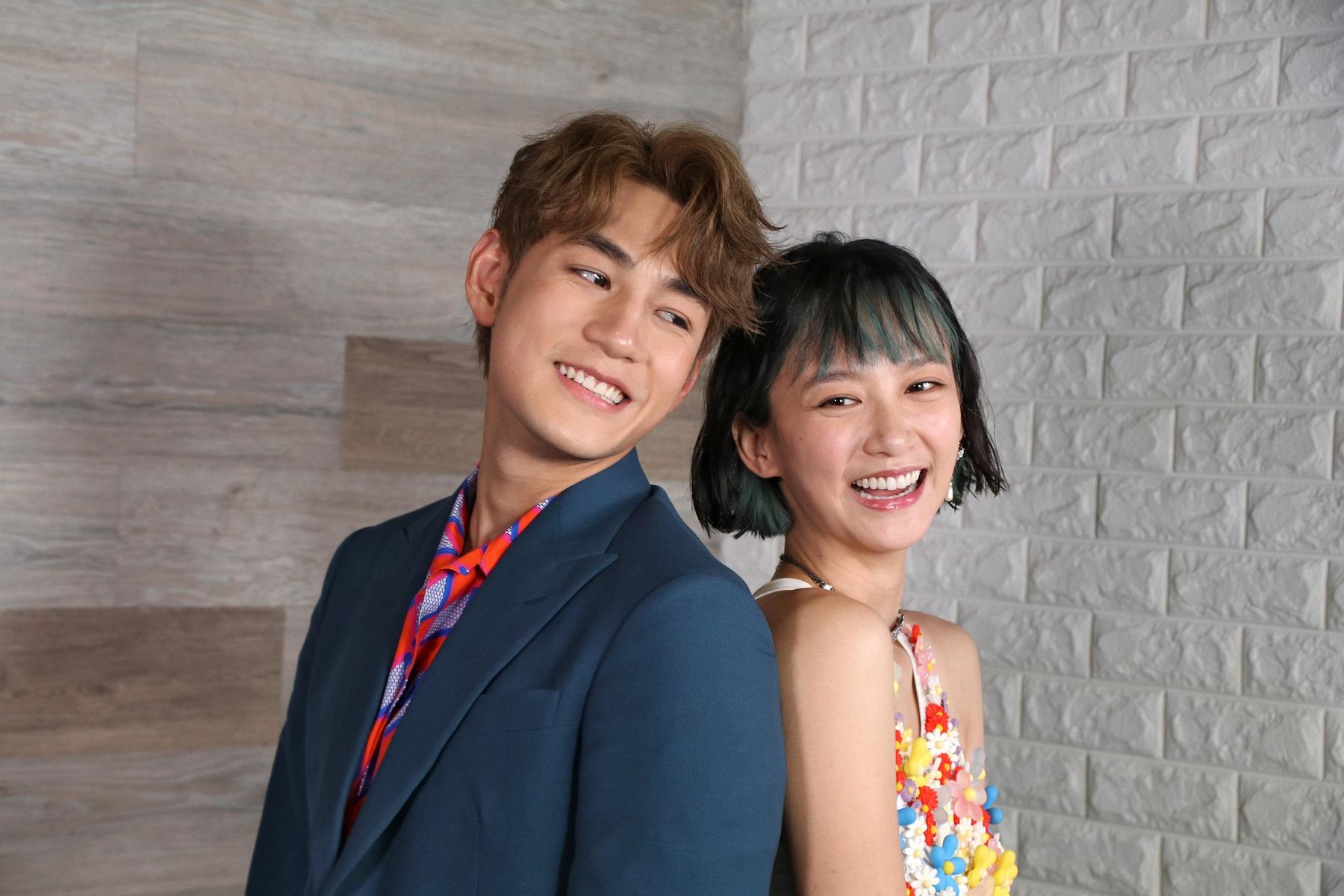 魏浚笙和袁澧林首次合作拍戲演情侶,CP感十足。(林俊源攝)